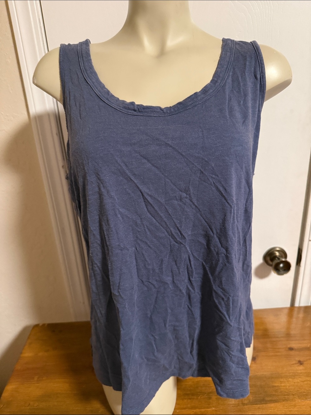 Maurices Navy Scoop Neck Tank Top